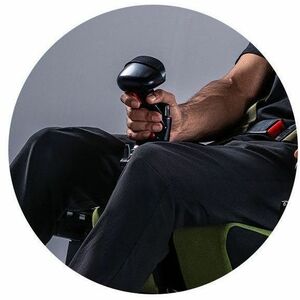 Next Level Racing Flight Seat Pro Gaming-Stuhl - HDF-Polsterung (High Density Foam), PU-Leder