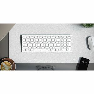 Echelon Compact USB-C Rechargeable Bluetooth Keyboard  Mouse for Mac White, US