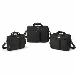 Dicota SEVEN Carrying Case for 35.6 cm (14") to 40.6 cm (16") Notebook - Water Proof Bottom, RFID Resistant - 1680D Polyet