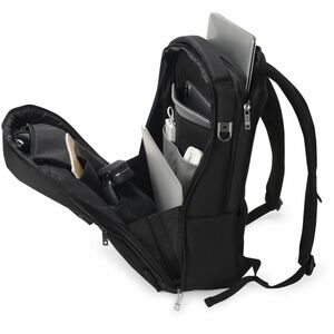 Dicota SEVEN Tasche (Rucksack) für 30,5 cm (12 Zoll) bis 35,6 cm (14 Zoll) Notebook - Schwarz - 1680D Polyethylenterephtha