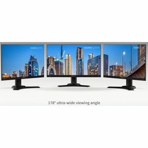 Hannspree HP241PJB 24" Class Full HD LED Monitor - 16:9 - 60.5 cm (23.8") Viewable - In-plane Switching (IPS) Technology -