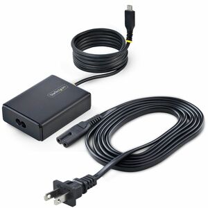 StarTech 100W USB-C Laptop Charger with 5ft (1.5m) Tethered USB-C Cable, Power Adapter Brick for Dell, HP ProBook, MacBook