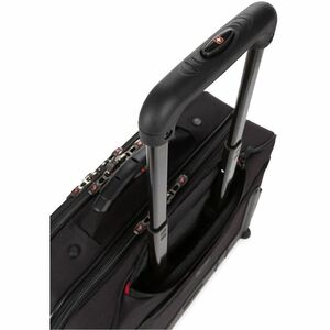SwissGear Granada Pro 602684 Carrying Case (Roller) for 17" Notebook - Black - Polyester Body - Telescoping Handle, Trolle