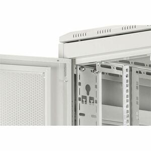 Digitus 42U Bodenstehend Geschlossener Schrank Rackschrank für PDU, Server, Gestell - Hellgrau - Stahl - 1200 kg Maximale 