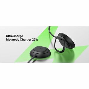 Belkin UltraCharge Induction Charger - Black - For iPhone - Input connectors: USB - Magnetic, Qi2 Certified, Magnetic Alig