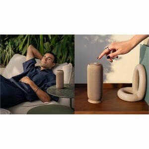 Motorola Mobility Portable Bluetooth Speaker System - 30 W RMS - Warm Taupe - Wireless LAN - Battery Rechargeable