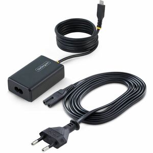 StarTech.com Chargeur USB-C 65W pour PC Portable, Câble USB-C Attaché de 1,5m, Bloc d'Alimentation pour Dell, XPS, HP ProB