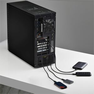 StarTech.com Carte PCIe USB-A 4 Ports 10 Gbps, 4 Contrôleurs USB 3.2 Indépendants, Carte d'Extension PCI Express 3.0, Conf