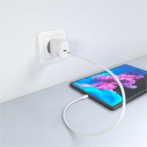 CARGADOR GAN 30W USB-C PD3.0 BLANCO