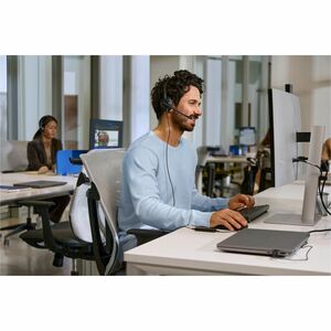 Cuffie Poly Mission 400 425 Cavo Over-the-head, On-ear Stereo - Nero - Microsoft Teams Certification - Binaural - Supra-au