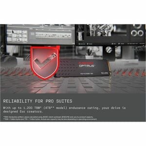 SanDisk Optimus Solid State-Laufwerk - M.2 2280 Intern - 500 GB - PCI Express NVMe (PCI Express NVMe 4.0 x4) - Desktop-PC,