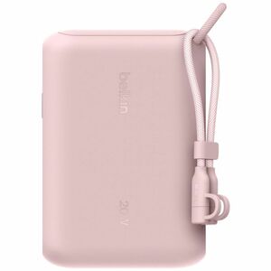 10K PD20W POWER BANK WITH DISPLAY PINK