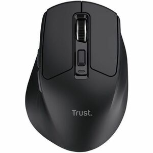 Souris Trust Niven Taille moyenne - Bluetooth/Radio Fréquence - USB 2.0 Type C - Optique - 7 Bouton(s) - Noir - Sans fil -