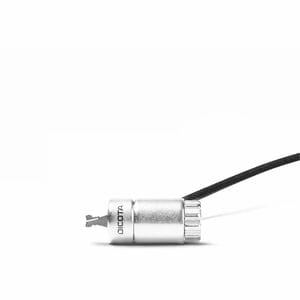 Câble de verrouillage Dicota Pour Ordinateur Portable, Moniteur, Projecteur, Imprimante - 200 cm (78,74"") Câble - Fermetu