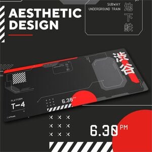 Mouse pad da gaming Trust GXT 759 - Extra extra large (XXL) - 3 mm x 900 mm x 400 mm Dimensioni - Polietilene tereftalato 