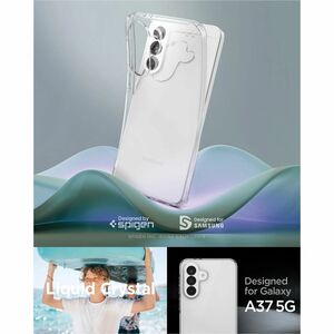 Spigen Liquid Crystal Case for Samsung Galaxy A37 Smartphone - Inner Dot - Crystal Clear - Scratch Resistant, Anti-scratch