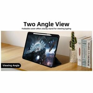 4smarts Basic Tasche (Folie) für 27,9 cm (11 Zoll) Apple iPad Pro 11 (2024) Tablet - Schwarz - PU-Leder, Thermoplastisches