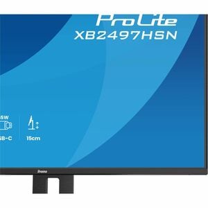iiyama ProLite XB2497HSN-B1 24 Zoll Klasse Full HD LED-Monitor - 16:9 Format - Mattschwarz - 60,5 cm (23,8 Zoll) Viewable 