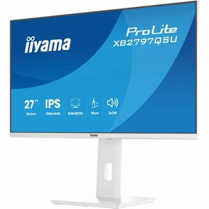 iiyama ProLite XB2797QSU-W1 27 Zoll Klasse WQHD LED-Monitor - 16:9 Format - Matt-weiß - 68,6 cm (27 Zoll) Viewable - IPS-T