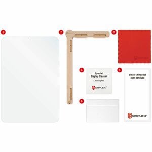 Displex 9H Smart Glass, PET (Film) Displayschutz für Apple iPad Air 11 (2024), iPad Air 11 (2025) - Transparent - für 27,9