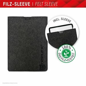 Displex PaperSense 5H PVC Displayschutz für Apple iPad Pro 11 (2024) - Transparent, Black Edge (Schwarz) - für 27,9 cm (11