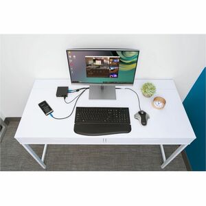 Kensington ErgoSoft Wrist Rest - 10 mm x 101 mm - Black - Elastomer, Thermoplastic Polyurethane (TPU) - Keyboard - Retail 