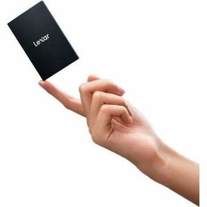 Lexar SL500 4 TB 便携式 固态硬盘 - 外置 - 黑 - 相机, 平板, 计算机, iPhone, 游戏控制台 设备支持 - C型 USB - 256-bit AES 加密标准