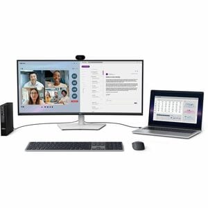 Dell Pro P P3426WEV 34" Class Webcam UW-QHD Curved Screen LCD Monitor - 21:9 - Black - TAA Compliant - 86.6 cm (34.1") Vie