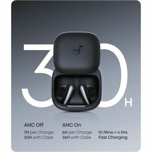 Auricolare soundcore Liberty True Wireless Earbud Stereo - Nero - Binaural - In-ear - Bluetooth - Cancellazione del rumore
