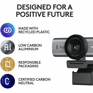 Cámara Web Logitech BRIO 705 - 8.5Megapíxel - 60fps - Grafito - USB Tipo C - 4K - 4096 x 2160 Vídeo - STARVIS Sensor - Aut