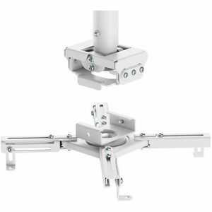 Neomounts CL25-540WH1 Ceiling Mount for Projector - White - Height Adjustable - 35 kg Load Capacity - Steel