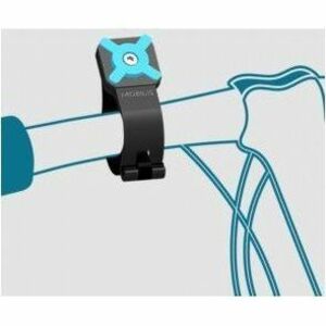 MOBILIS U.FIX Vehicle Mount for Smartphone, Bike, Smartphone Holder - Black - Landscape/Portrait - 10.2 cm to 17.8 cm (7")