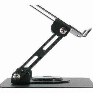 MOBILIS Height Adjustable Notebook Stand - Up to 43.2 cm (17") Screen Support - Metal - Black - For Notebook, PC, Universa