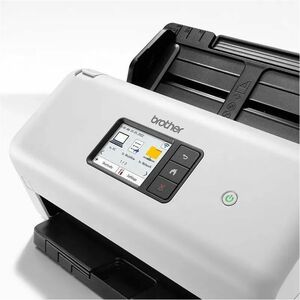 Brother ADS-3350W Sheetfed Scanner - 600 x 600 dpi Optical - White, Black - 48-bit Color - 40 ppm (Mono) - 40 ppm (Color) 