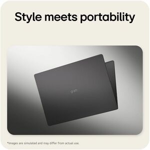 LG gram 16U55U-G.AU75A3 40.6 cm (16") Copilot+ PC Notebook - WUXGA - 60 Hz - AMD Ryzen AI 7 445 - 16 GB - 512 GB SSD - Eng