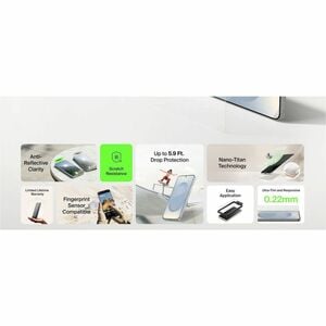 Belkin ScreenForce 7H Plastic, Glass Screen Protector for Samsung Galaxy S26+ - Clear - 1 Piece - For AMOLED Smartphone - 