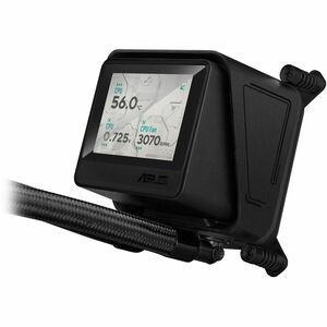 ASUS MAX Gaming LC 360 ARGB LCD all-in-one CPU liquid cooler with advanced cooling performance vivid 2.4 IPS screen pre-in