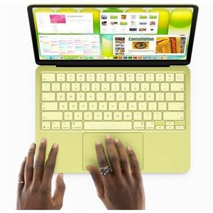13-inch MacBook Neo: Apple A18 Pro chip with 6‑core CPU and 5‑core GPU, 8GB, 512GB SSD, Touch ID - Citrus