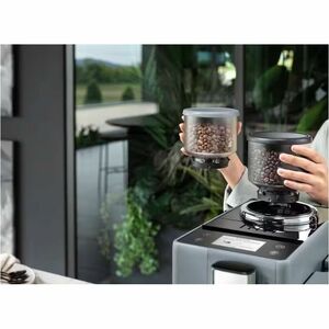 DeLonghi Rivelia Pebble Grey, macchina automatica per caffè in chicchi, colore grigio