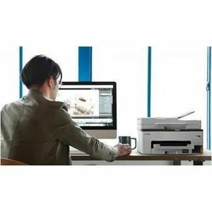 Canon MAXIFY GX2051 Wired & Wireless MegaTank Inkjet Multifunction Printer - Colour - Copier/Fax/Printer/Scanner - 600 x 1