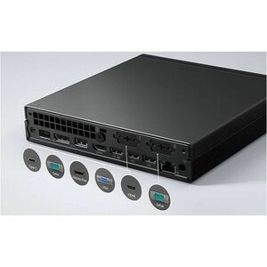 Lenovo ThinkCentre M75q Gen 5 12RQ004NMT Desktop Computer - AMD Ryzen 5 Ryzen 8000 8500GE - 16 GB - 512 GB PCI Express NVM