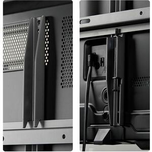 StarTech.com Display-Wagen - 99,79 kg Belastbarkeit - 4 Rollen - Stahl, Plastik - 1,2 m Länge x 777,2 mm Breite x 1737,4 m