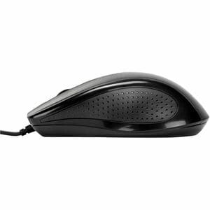 Targus Full-Size Optical Antimicrobial Wired Mouse - Full-size Mouse - BlueTrace - Cable - Black - USB Type A - 1000 dpi -