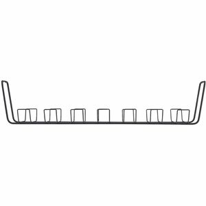 StarTech.com Cable Routing - Black - 1 - TAA Compliant - Cable Management Tray - 614.7 mm Length - Steel, Metal