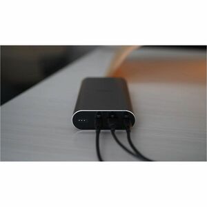 Targus Power Bank - Silver - For Notebook, Tablet, Smartphone - 25000 mAh - USB Type-C Connector - 3 x USB - Airplane Proo