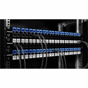 19" 48-Port Shielded Blank Patch Panel, 1U, Unloaded 19-inch Rackmount Keystone Panel for High-density Installations, Remo