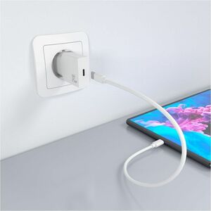 CARGADOR GAN ULTRA DELGADO 25W 1XUSB-C PD3.0 BLANCO