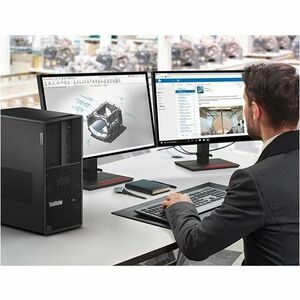 Lenovo ThinkStation P3 Gen 2 30HT00BRMZ Workstation - 1 x Intel Core Ultra 9 285K - vPro-Technologie - 64 GB - 1 TB SSD - 