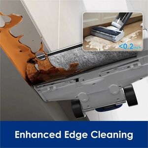 Tineco iFLOOR 5 Breeze Aspirapolvere a bastone 2 in 1 Batteria Secco e bagnato Senza sacchetto Bianco, Nero