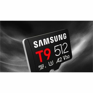 ""Carte microSDXC Samsung MB-MH512T - 512 Go - Classe 10/UHS-I (U3) - V30 - 200 Mo/s en Lecture - 130 Mo/sSpaceen Écriture""